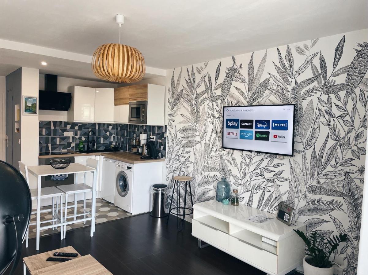 New: Appartement Tout Confort + Parking Gratuit Amiens Exterior foto