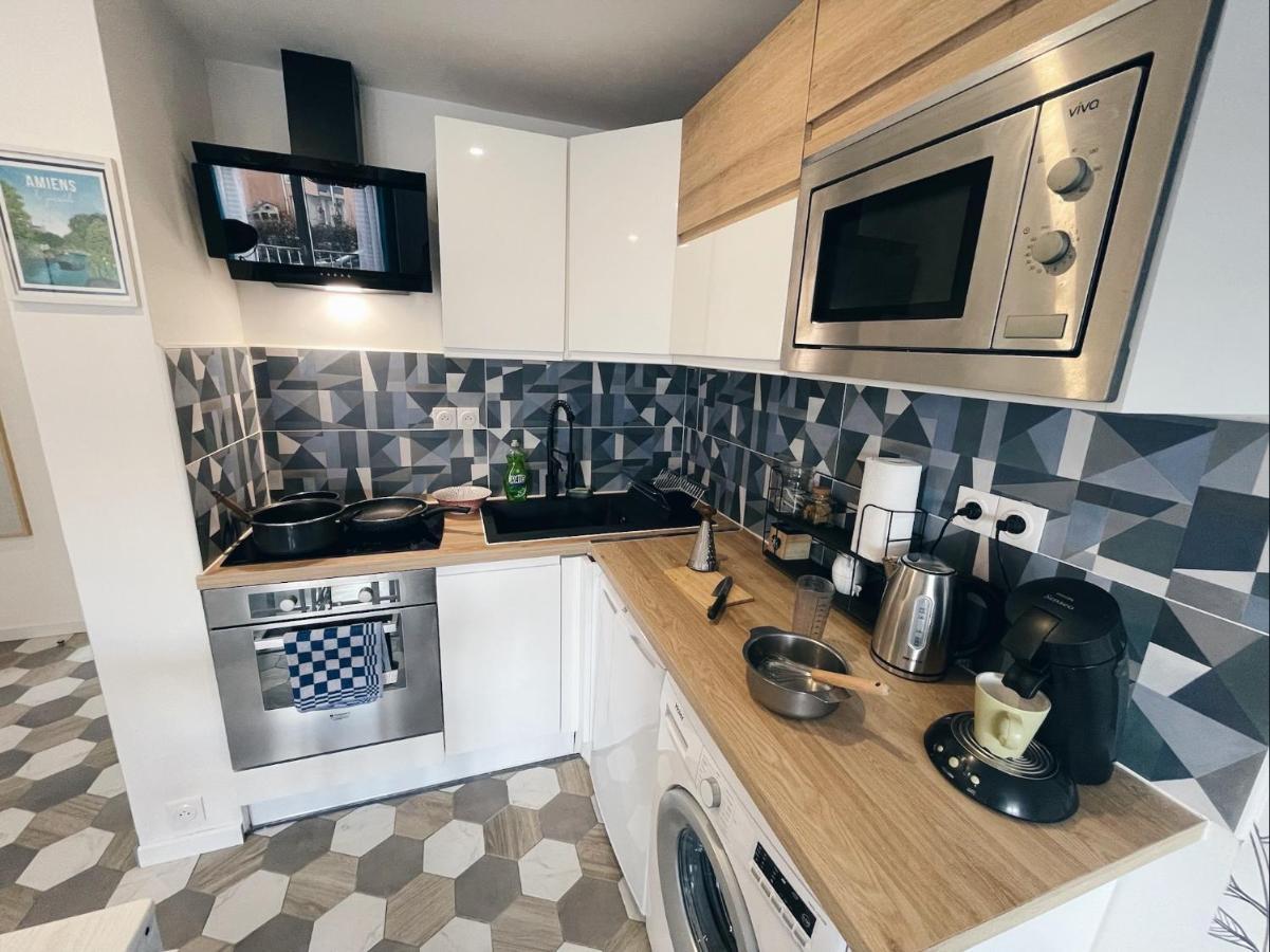 New: Appartement Tout Confort + Parking Gratuit Amiens Exterior foto