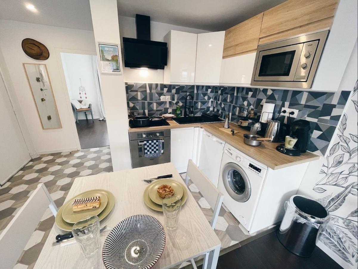 New: Appartement Tout Confort + Parking Gratuit Amiens Exterior foto